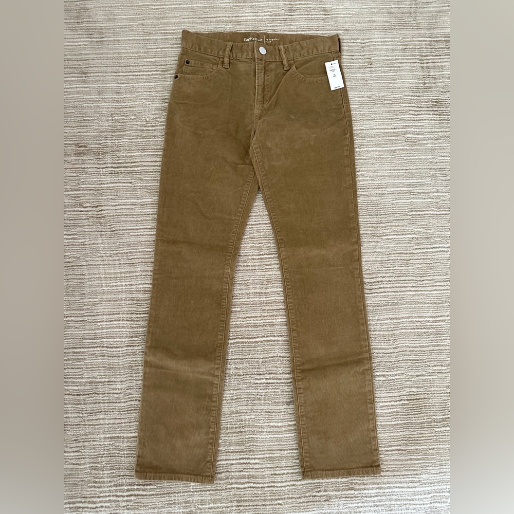 Gap Kids Tan Slim Stretch Corduroy Pants (NWT)